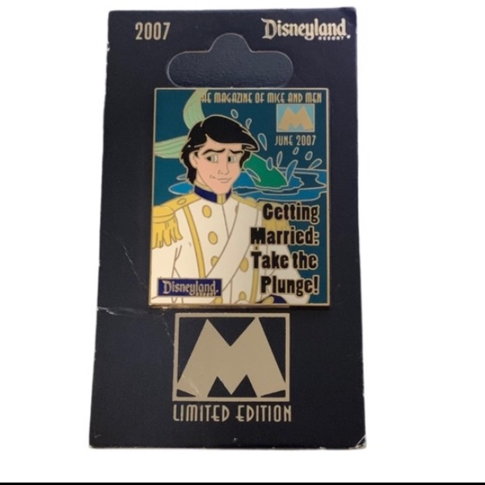Disney Pins Disneyland M Magazine Limited Series The Little Mermaid Eric